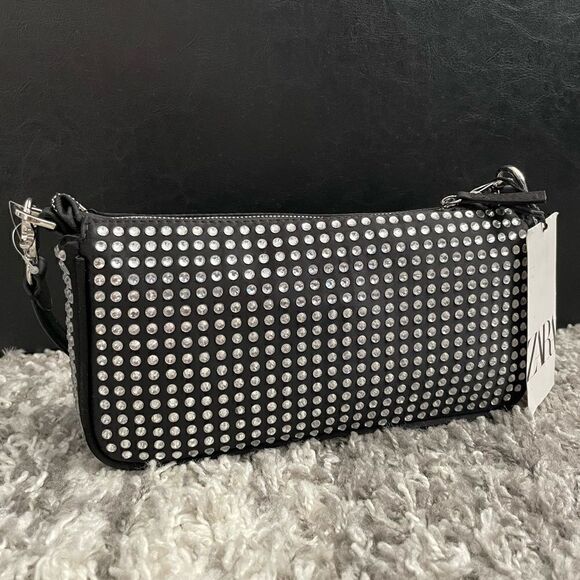 NWT Zara Sparkly Shoulder Bag - Picture 8 of 11
